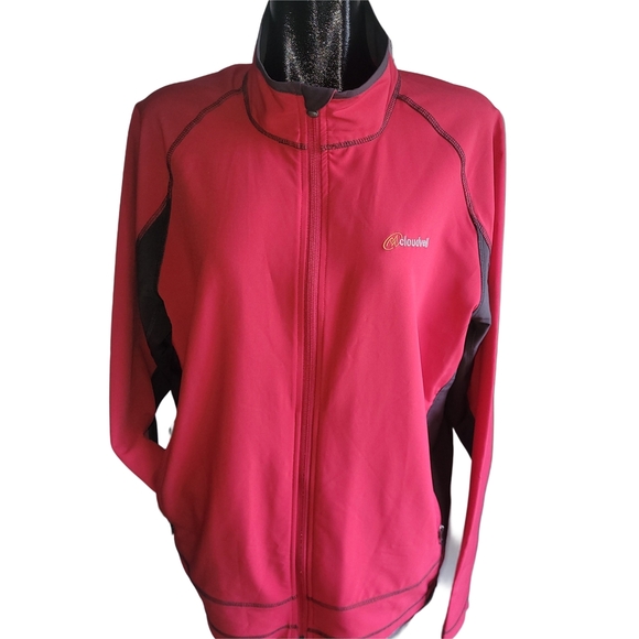 Cloudveil Red and Grey Mens Light Jacket L - Picture 1 of 7